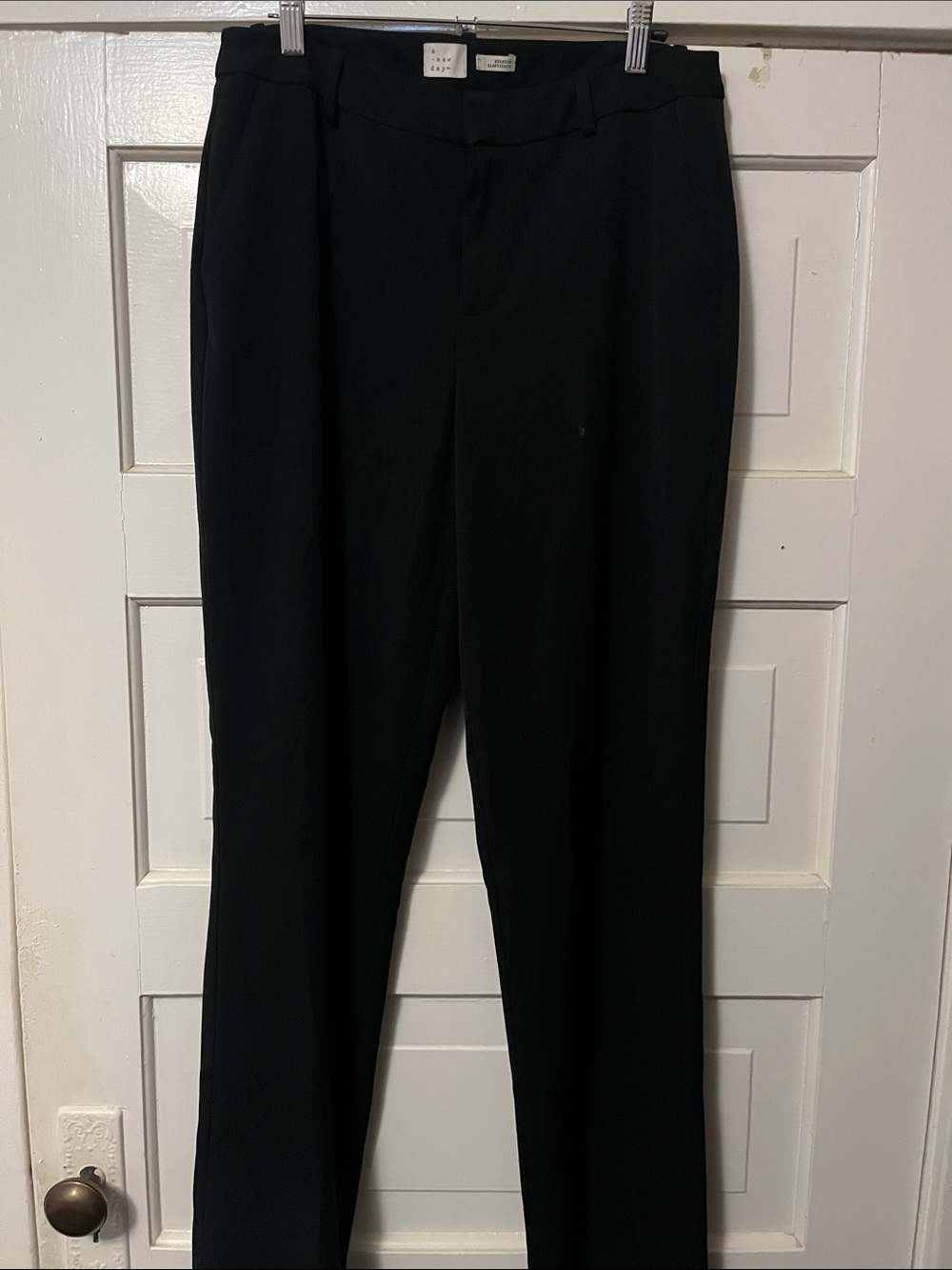 a new day Black Women’s Dress Pants - Straight Leg